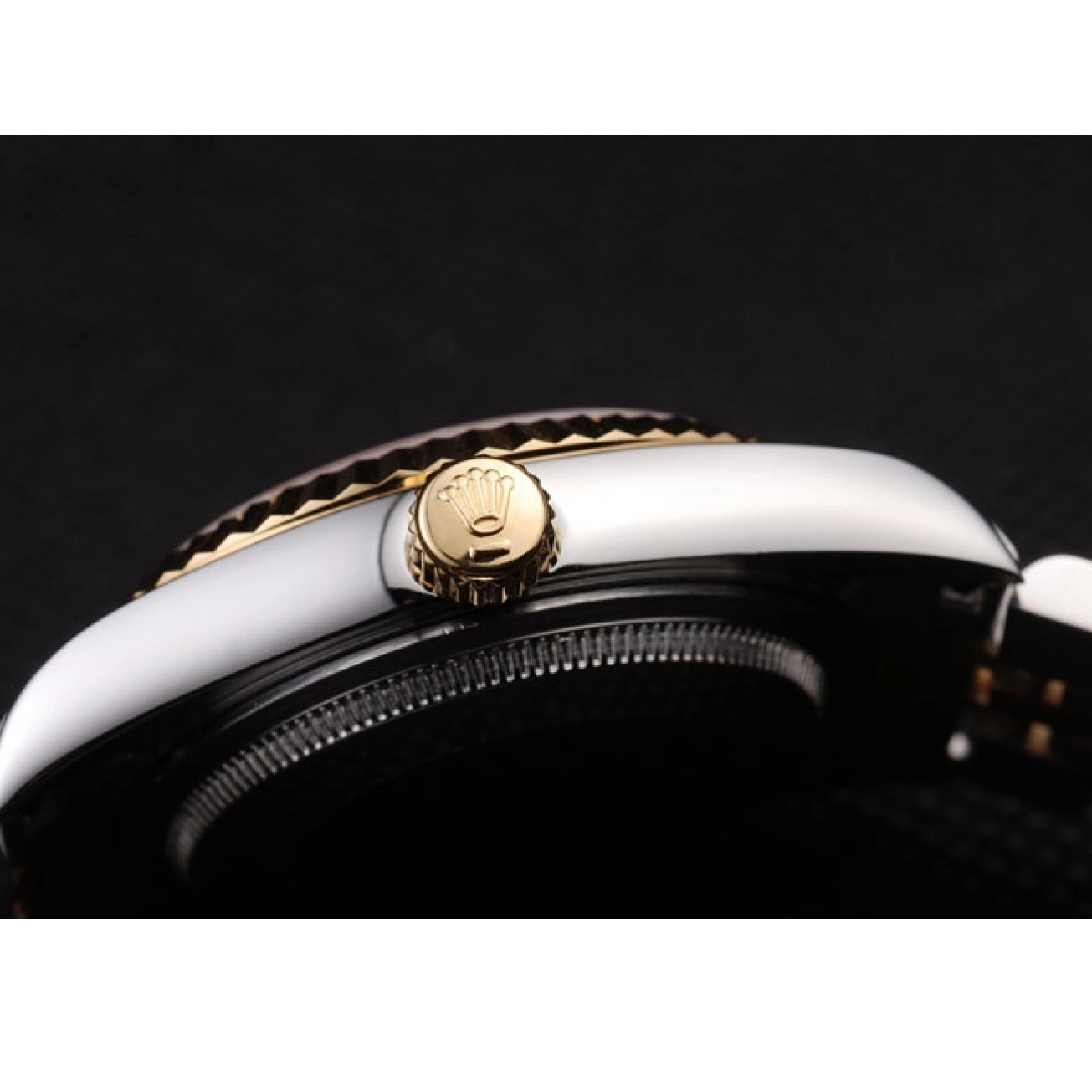 Rolex aaa copy Steel 18k Rolex Gold Stainless Two DateJust PlatedGold Dial Tone 0814